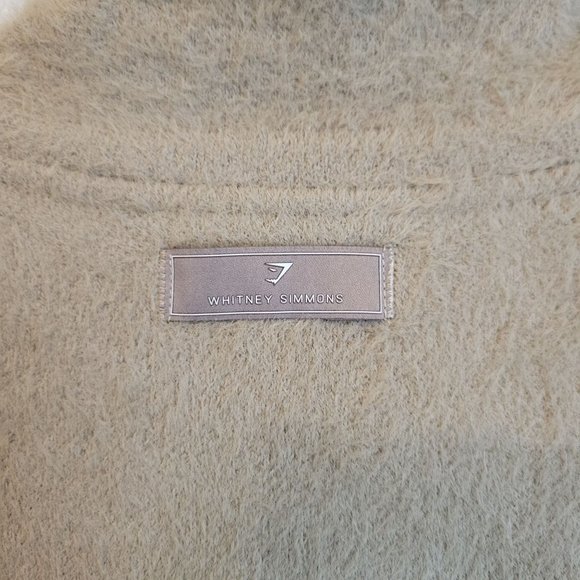 Whitney Simmons X Gymshark Eyelash Knit Jacket S Cement Brown - Picture 3 of 9